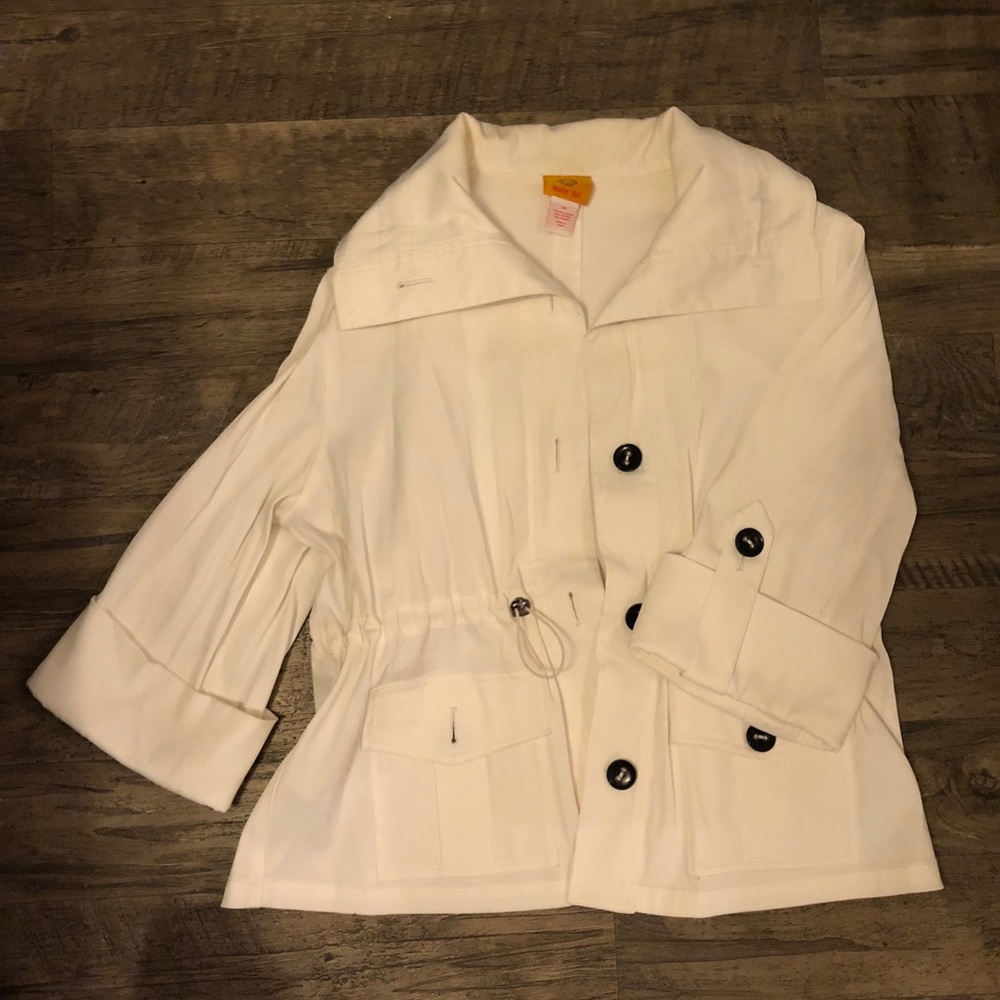 Ruby Rd. White jacket